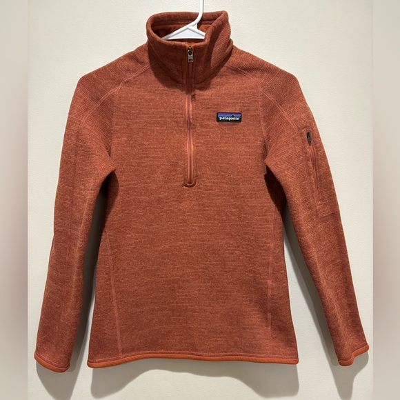 Patagonia Sweaters - Patagonia Women’s Better Sweater 1/4 Zip Orange XS